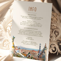 Barcelona Beifügen INFO Details Spanien Hochzeit I