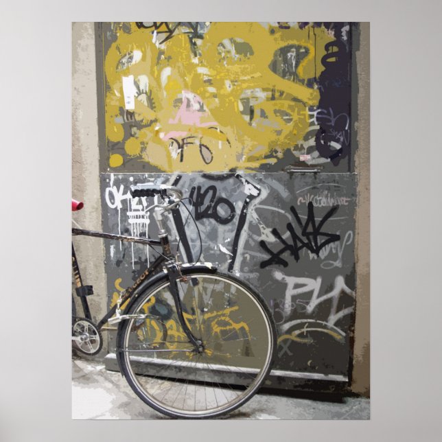 Barcelona Bike Poster (Vorne)