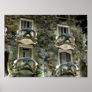 Barcelona. Casa Batllo. Poster