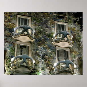 Barcelona. Casa Batllo. Poster
