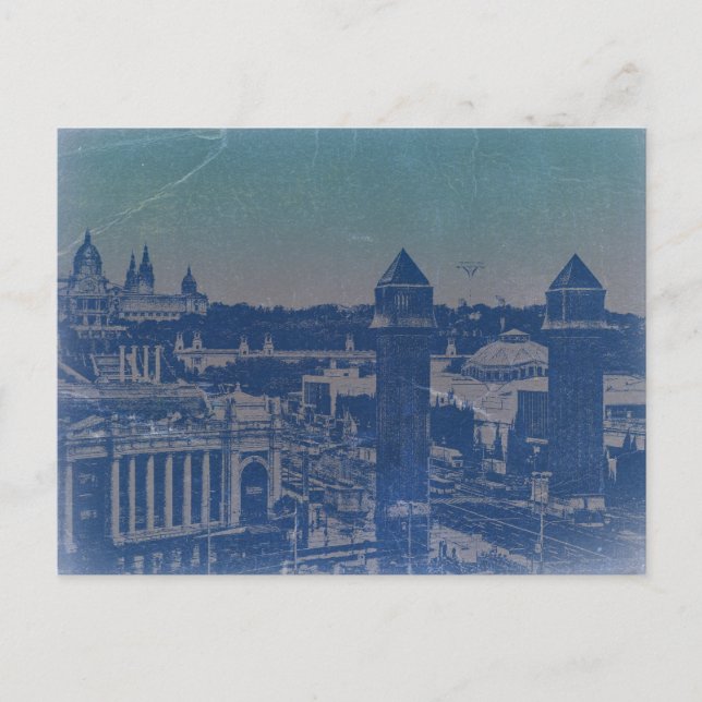 Barcelona City Centre Postkarte (Vorderseite)