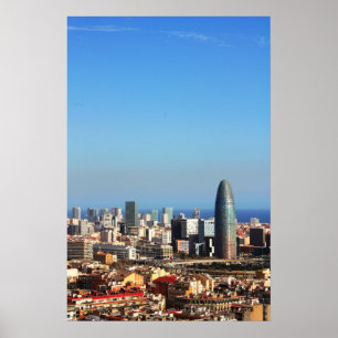 Barcelona City Poster