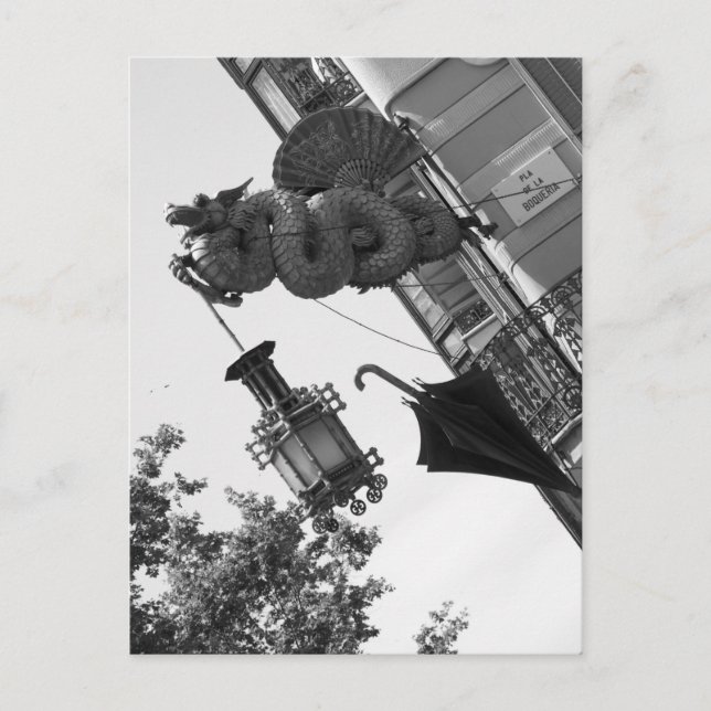 Barcelona Dragon Postkarte (Vorderseite)