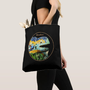 Barcelona-Echse & Park Güell, Katalonien / Gaudí Tasche