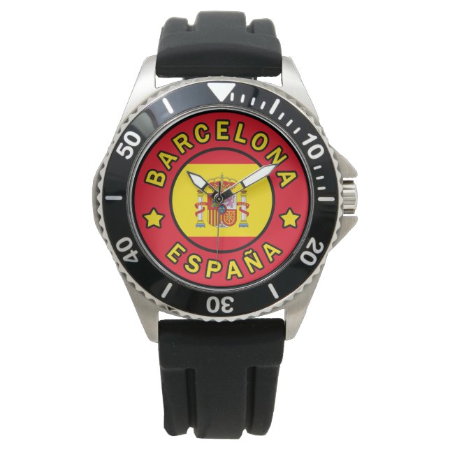 Barcelona España Armbanduhr (Vorderseite)