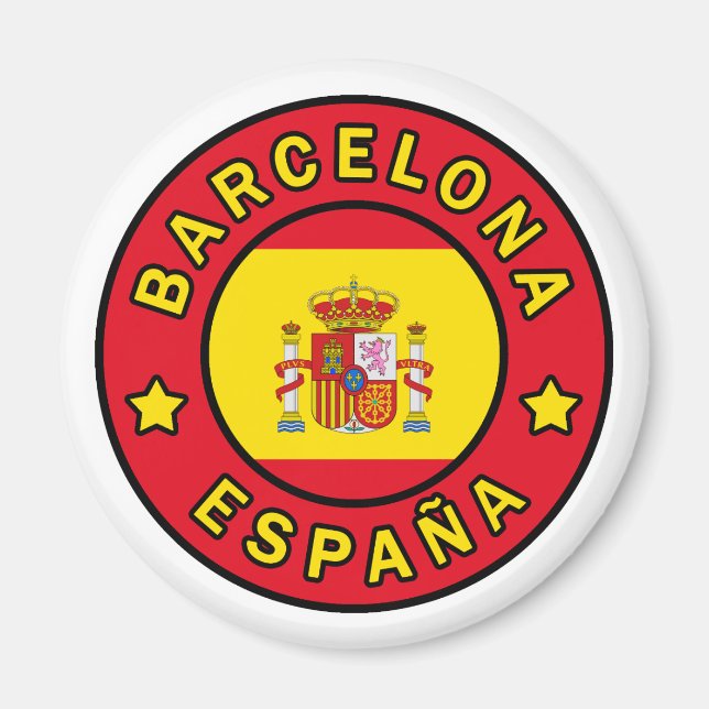 Barcelona España Magnet (Vorne)