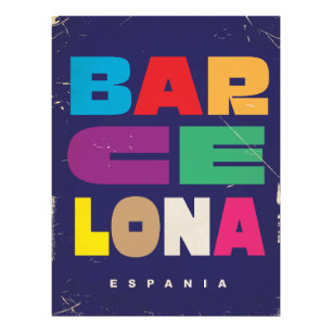 Barcelona Espania Fotodruck