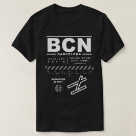 Barcelona - Flughafen El Prat BCN T - Shirt