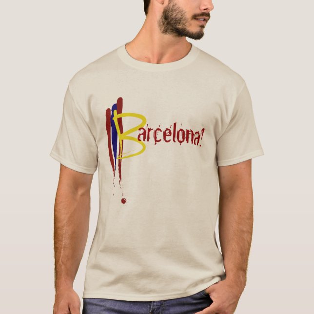 Barcelona-Fußball T-Shirt (Vorderseite)