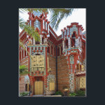 Barcelona. Gaudí. Casa Vicens. Postkarte<br><div class="desc">Barcelona. Gaudí. Casa Vicens. Reisen. Europa. Spanien. Barcelona. Casa Vicens. Gaudí. Seht. Architektur. Design. Kunst.</div>