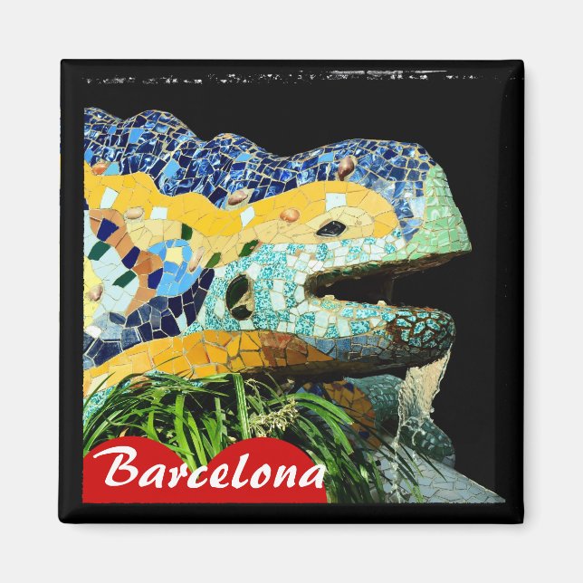 Barcelona, Gaudi Lizard (Magnet) Magnet (Vorne)
