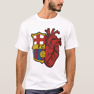 Barcelona Herz Fan T-Shirt