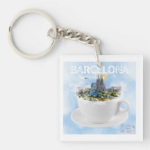 Barcelona im Teacup - Sagrada Familia Skyline