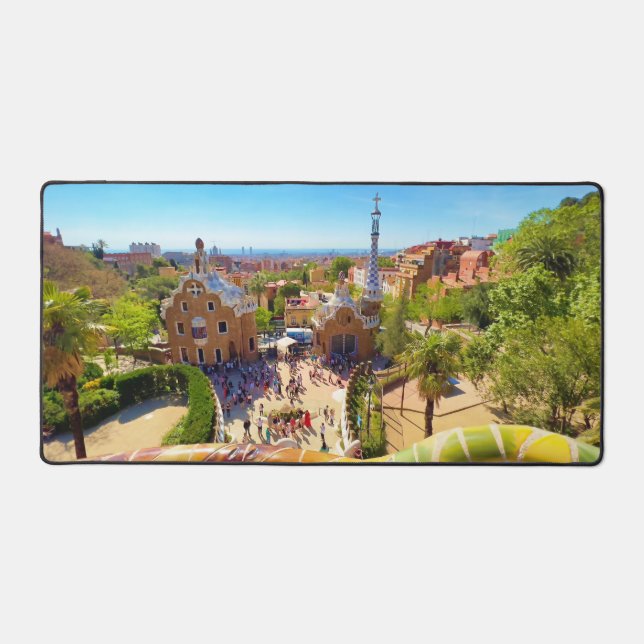 Barcelona in Spanien Schreibtischunterlage (Vorderseite)