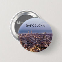 Barcelona Katalonien Sunset Skyline Spanien Stadt