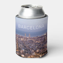 Barcelona Katalonien Sunset Skyline Spanien Stadt Dosenkühler