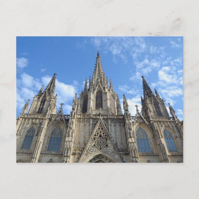 Barcelona Kathedrale Postkarte (Vorderseite)