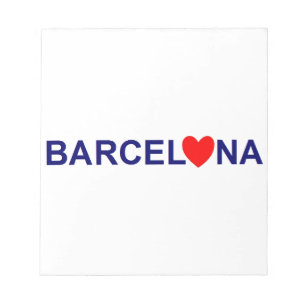Barcelona Love Notizblock
