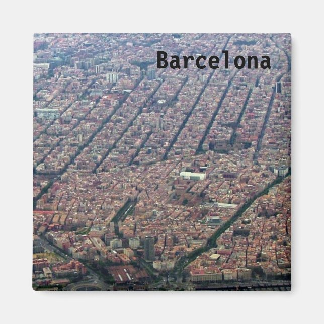 Barcelona-Luftfahrt Magnet (Vorne)