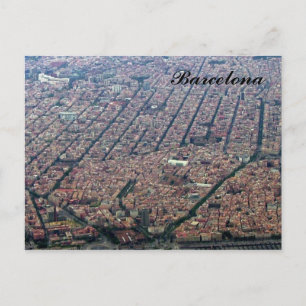 Barcelona-Luftfahrt Postkarte