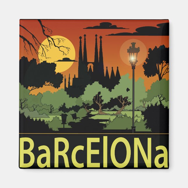 Barcelona. Magnet (Vorne)