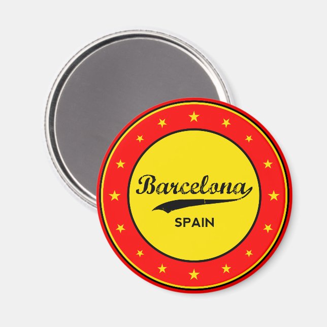 Barcelona Magnet (Vorderseite/Rückseite)