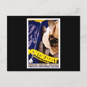 Barcelona Montserrat Spanien Postkarte