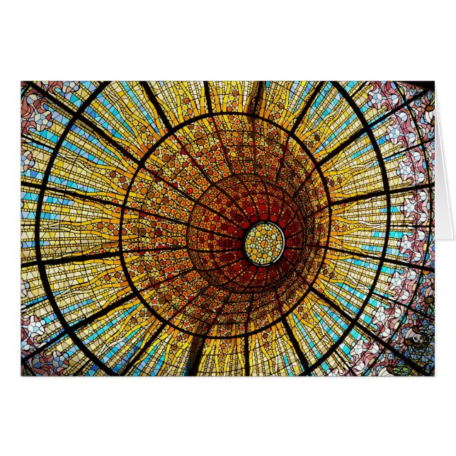 Barcelona Palau de la Musica Catalana Foto (Vorderseite (Horizontal))