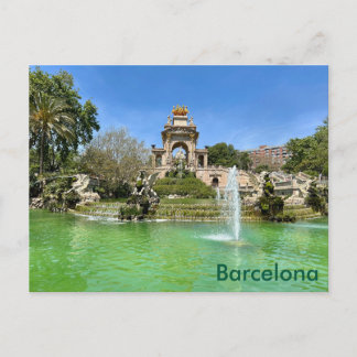 Barcelona – Parc de la Ciutadella Postkarte