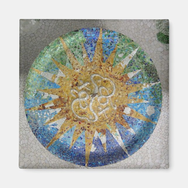 Barcelona Park Guell Magnet (Vorne)