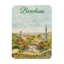 Barcelona Park Guell Magnet