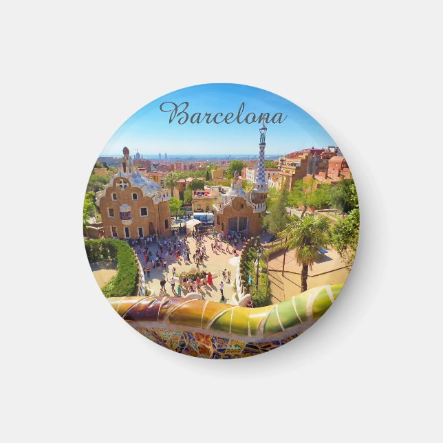 Barcelona, Park Guell Magnet (Vorne)