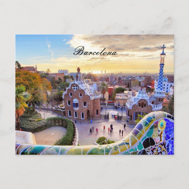 BARCELONA POSTCARD POSTKARTE (Vorderseite)