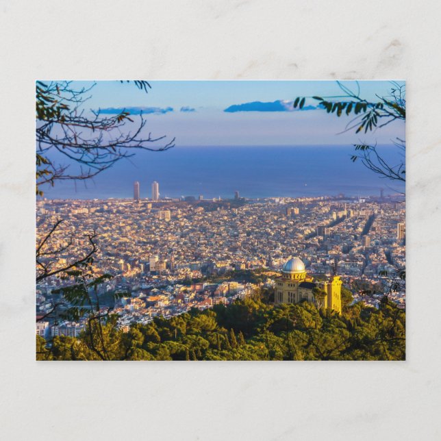 Barcelona Postkarte (Vorderseite)