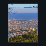 Barcelona Postkarte<br><div class="desc">Luftbild von Barcelona.</div>