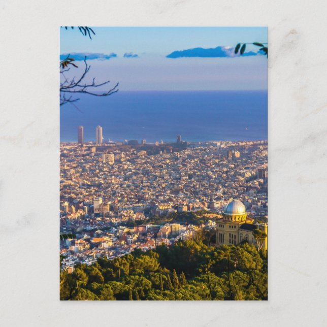 Barcelona Postkarte (Vorderseite)