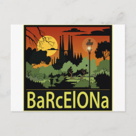 Barcelona Postkarte