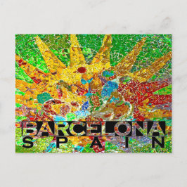 Barcelona Postkarte