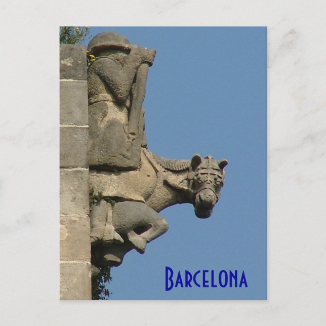 Barcelona Postkarte (Vorderseite)