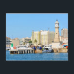 Barcelona Postkarte<br><div class="desc">Aussicht auf den Hafen von Barcelona in Spanien</div>