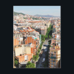 Barcelona Postkarte<br><div class="desc">Aussicht auf die Rambla,  Barcelona,  Spanien</div>