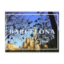 Barcelona Postkarte