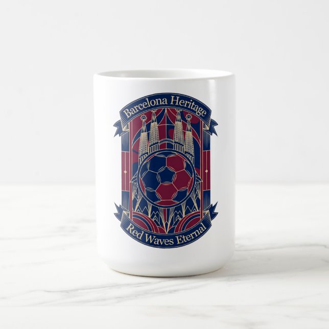 Barcelona Red Horizon, Camp Nou Legacy Gift Kaffeetasse (Mittel)