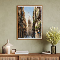Barcelona Sagrada De Familia Modernes Kunstposter