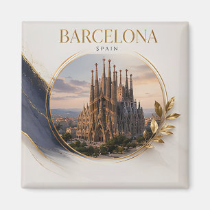 🌇 Barcelona Sagrada Familia Reise Spanien 🇪🇸 Magnet