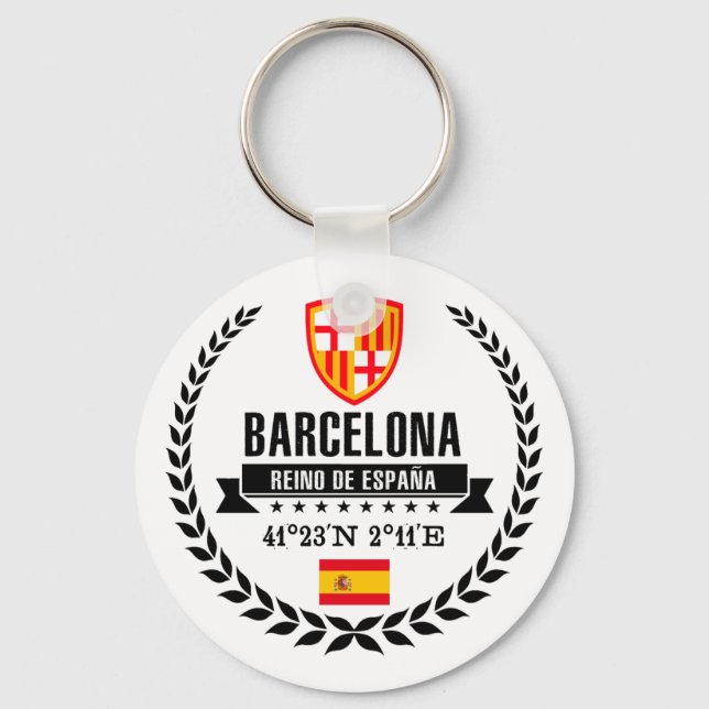 Barcelona Schlüsselanhänger (Vorderseite)