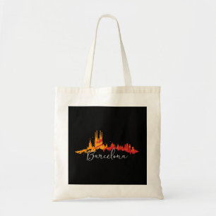 Barcelona Souvenir Spanish Vacation T Shirt Gesche Tragetasche
