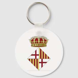 Barcelona (Spain) Coat of Arms Schlüsselanhänger