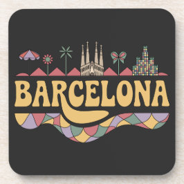 Barcelona Spain Europe Getränkeuntersetzer