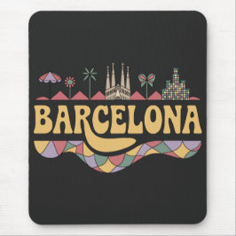 Barcelona Spain Europe Mousepad